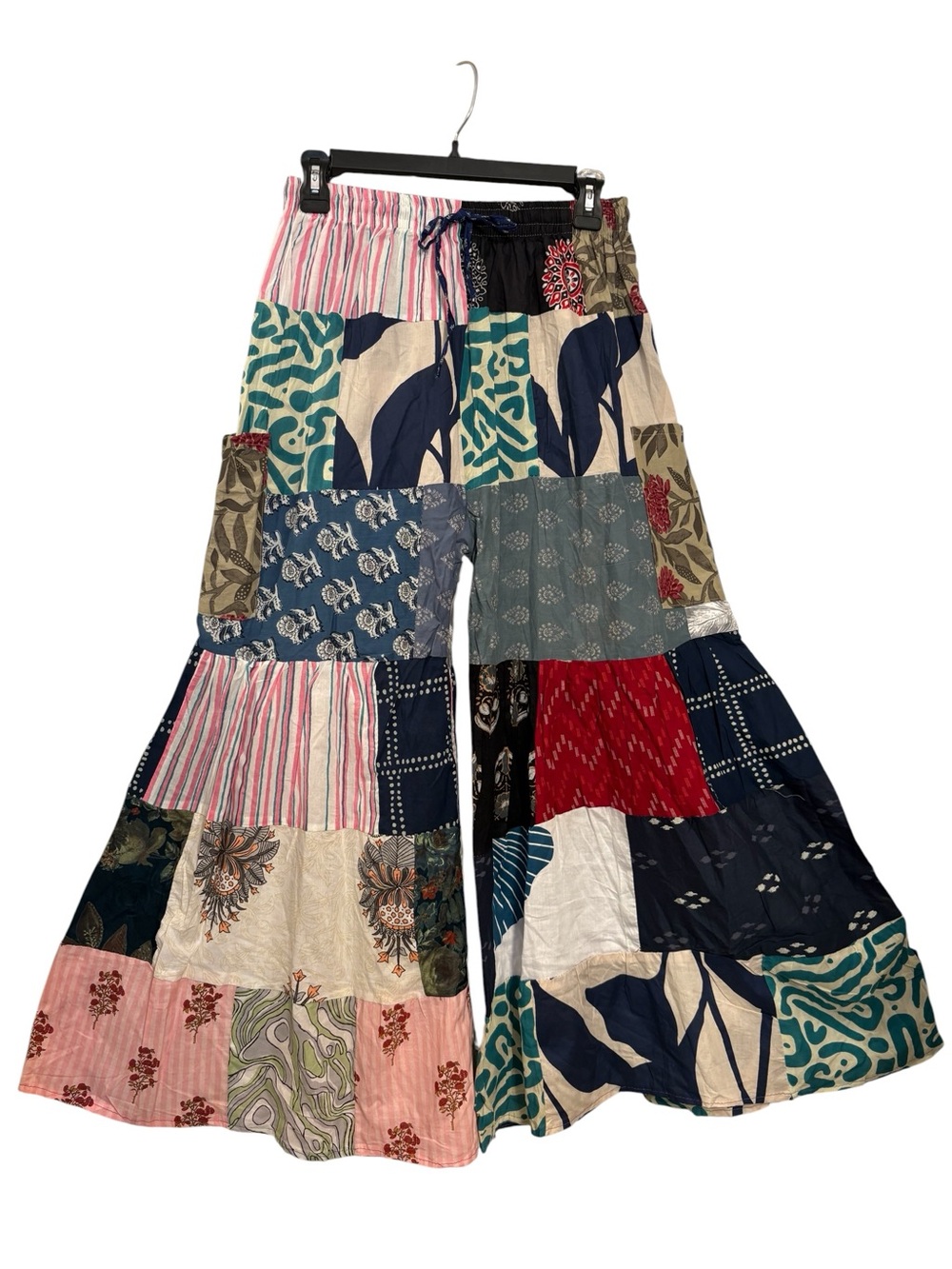 NWT Ashley Taylor Boho Patchwork Wide-Leg Pants Women’s Small